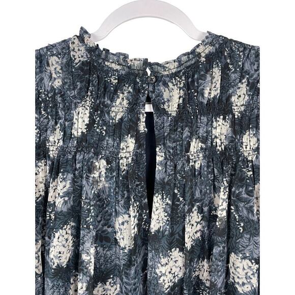 Joie Baltic Print Mini Dress Baltic Print XXL Floral Swing Trapeze Romantic - Picture 13 of 16